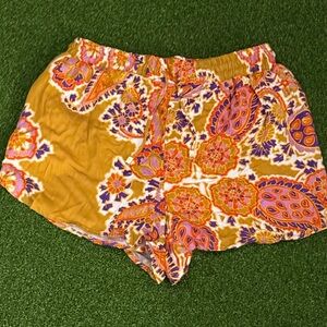 Rachel Zoe Multicolor Floral Athletic Shorts